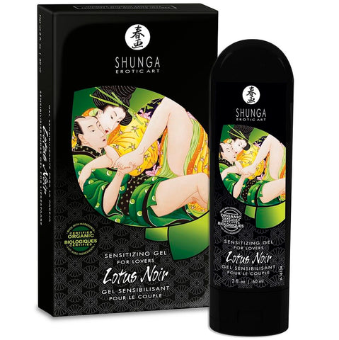 Lotus Noir - Gel sensibilizante para casal - Shunga Erotic Art